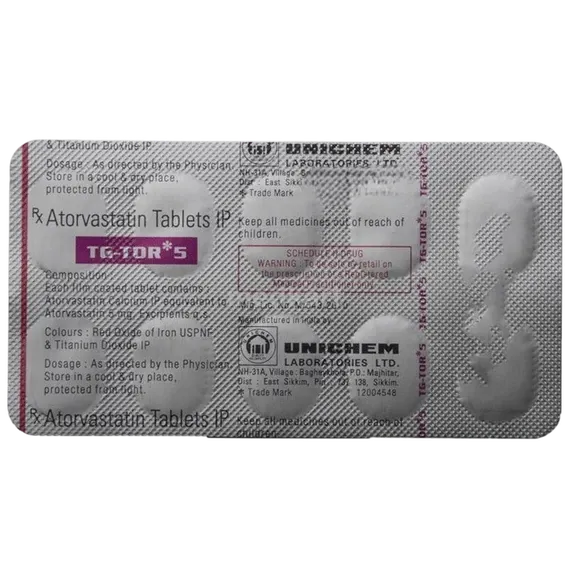 tg tor 5mg tablet 10's